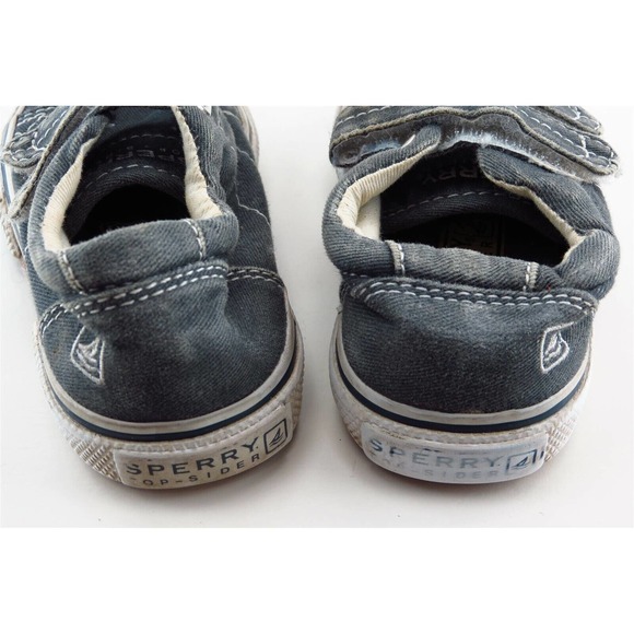 Sperry Top-Sider Blue Fabric Athletic Toddler Boys Sz 6 - Picture 4 of 6